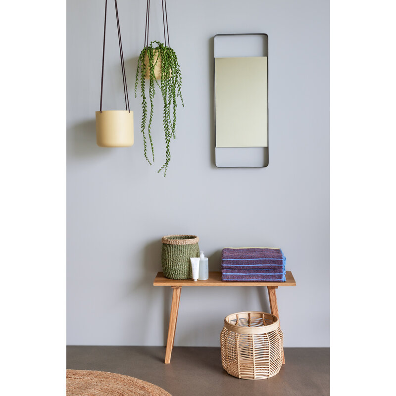 Hübsch-collectie Aware Wall Mirror Small Nickel