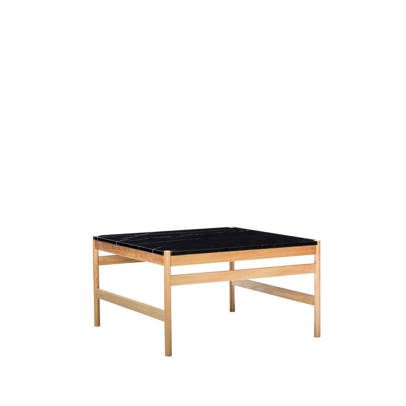 Hübsch-collectie Raw Coffee Table Black/Natural