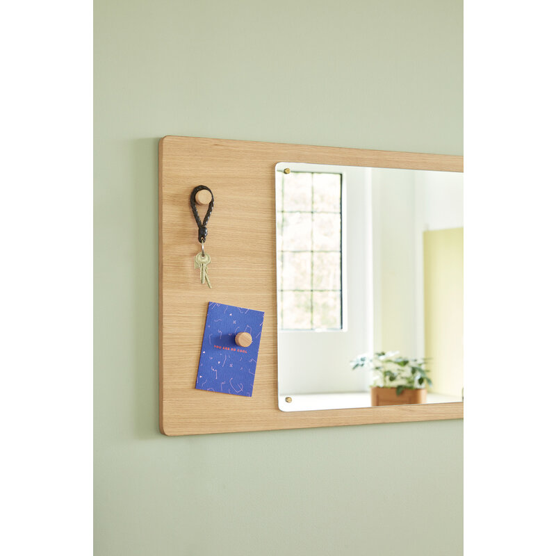 Hübsch-collectie Split Mirror Magnetic Natural