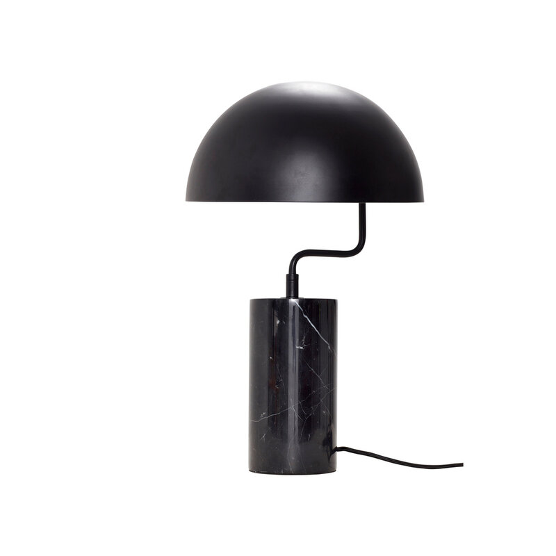Hübsch-collectie Poise Table Lamp Black