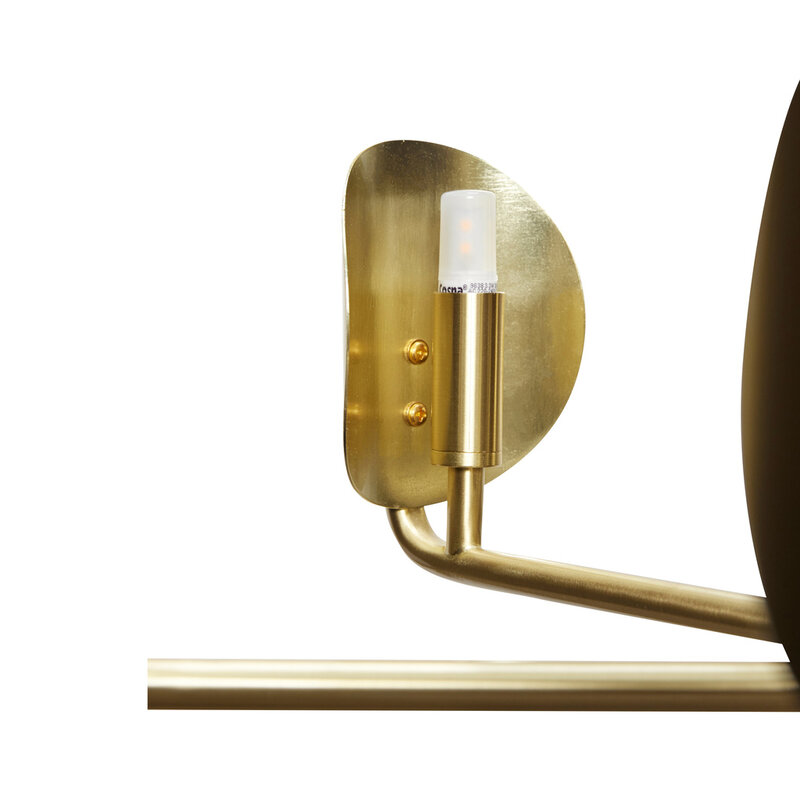 Hübsch-collectie Pomp Chandelier Brass