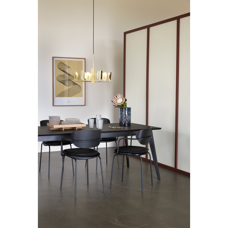 Hübsch-collectie Pomp Chandelier Brass