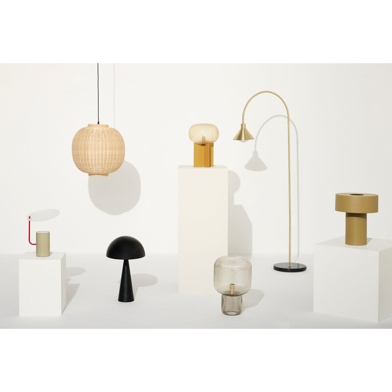 Hübsch-collectie Mush Table Lamp Tall Black