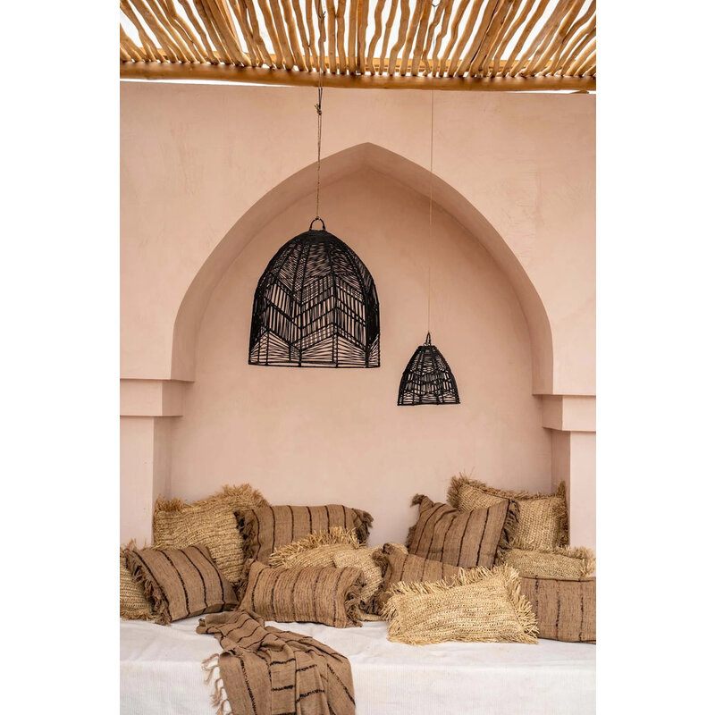 Bazar Bizar The Oh My Gee Cushion Cover - Beige Black - 40x40