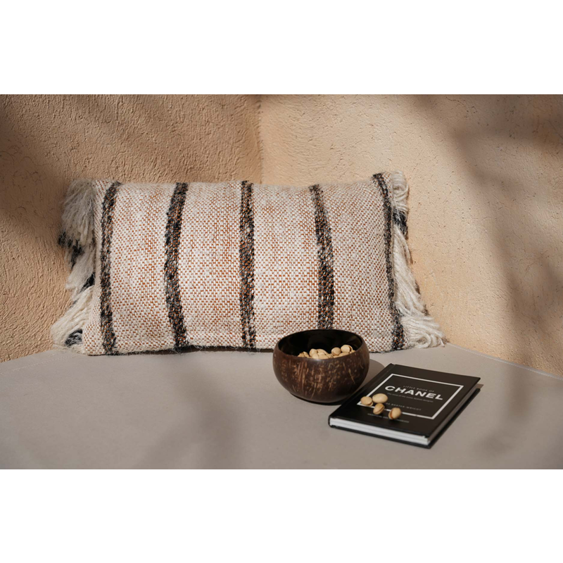 Bazar Bizar De Oh My Gee Kussenhoes - Bohemian Wit - 30x50