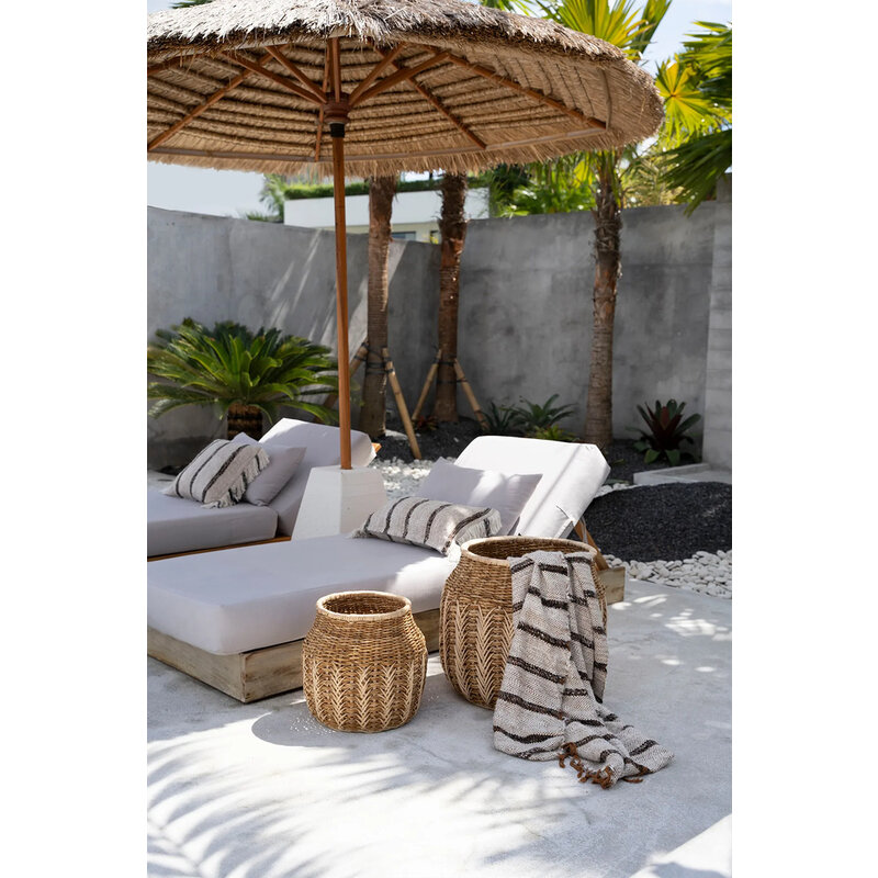 Bazar Bizar De Oh My Gee Kussenhoes - Bohemian Wit - 30x50