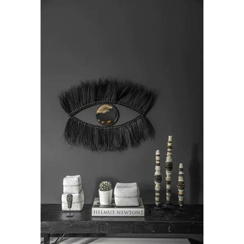 Bazar Bizar-collectie Black Eye Spiegel - Zwart