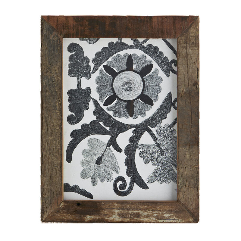 Madam Stoltz-collectie Madam Stoltz Recycled wooden photo frame Natural Natural