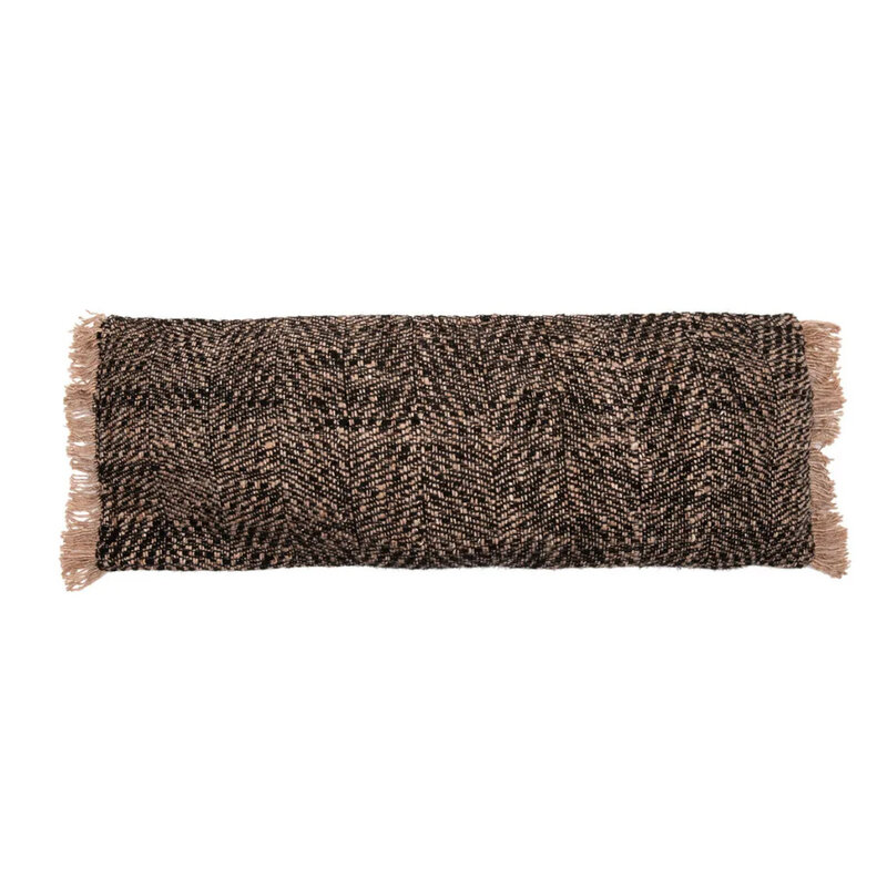 Bazar Bizar-collectie Oh My Gee Kussenhoes - Zwart Koper - 35x100