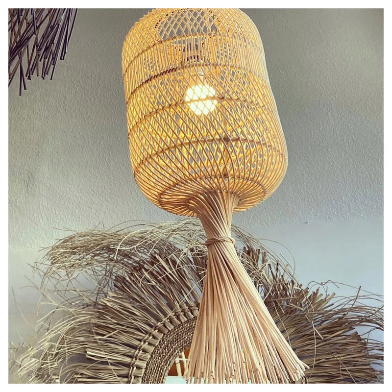 Bazar Bizar Dumpling Hang- en Vloerlamp - Naturel - M