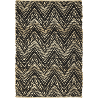 House Doctor Door mat Monta Nature Black