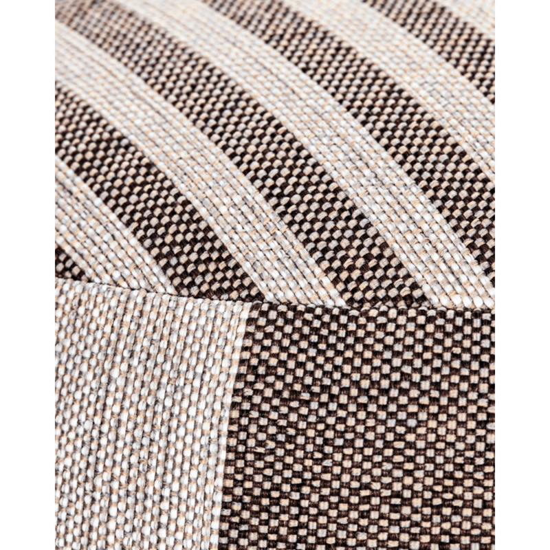 House Doctor-collectie Poef Alfo Bruin Wit