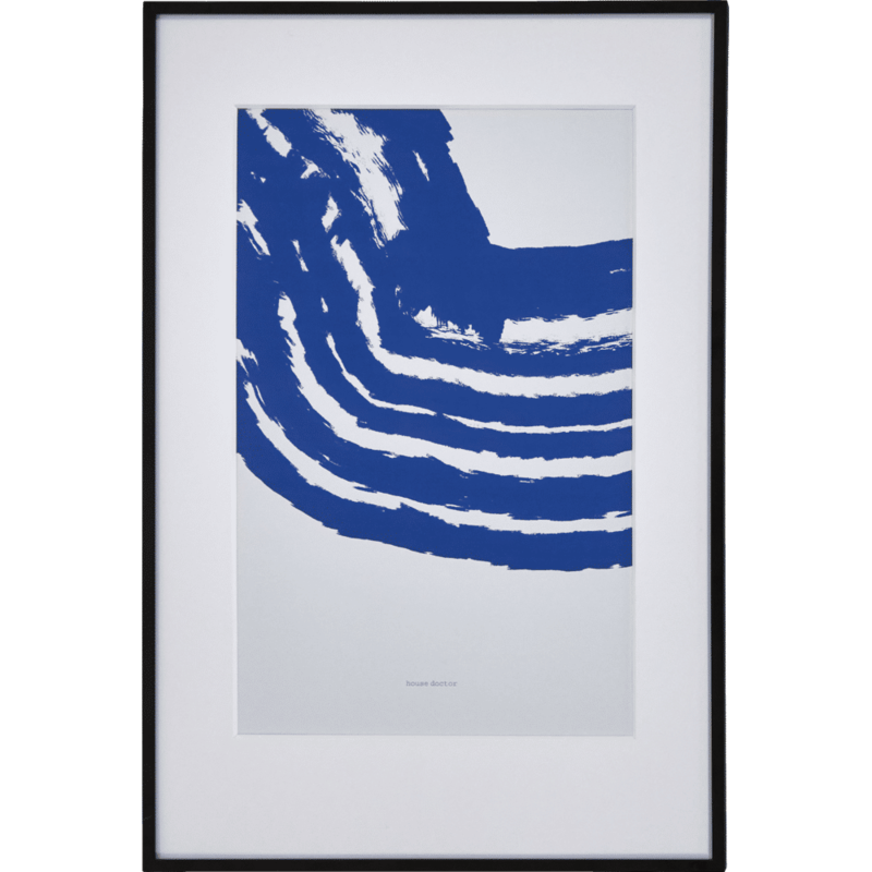 House Doctor-collectie Wall art Brush Dark blue