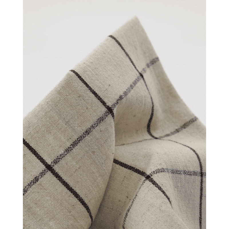 House Doctor-collectie Tablecloth Join Black Off-white