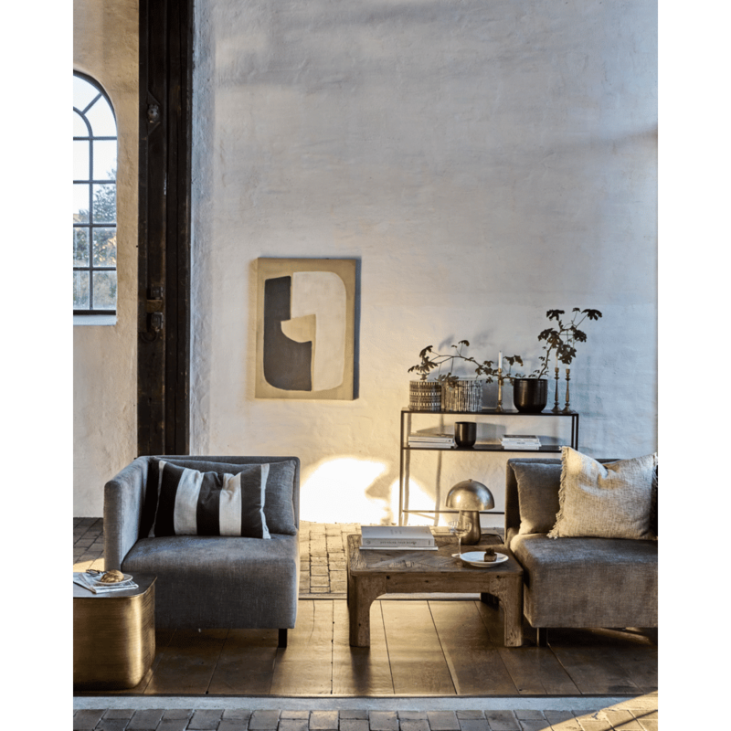 House Doctor-collectie Wall art Act Sand Black White