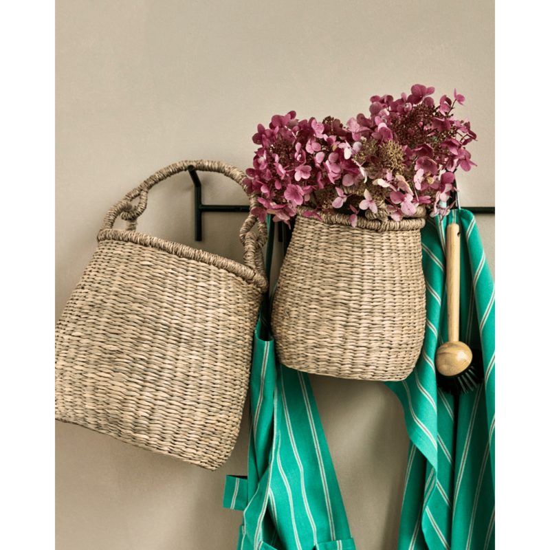 House Doctor-collectie Opbergmanden (set v. 2) Cesta Naturel 21x20 cm -26x28 cm