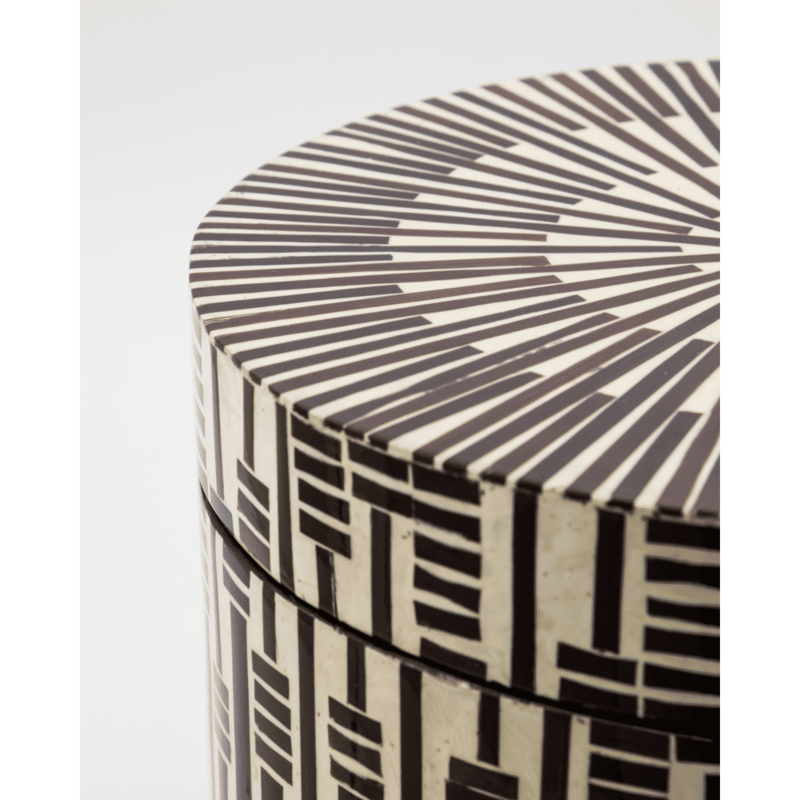 House Doctor-collectie Bewaardozen (set v. 2) Lango Bruin Naturel