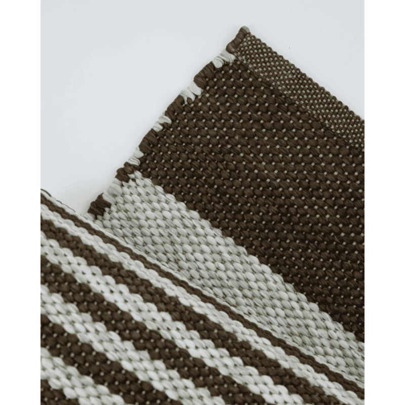 House Doctor-collectie Vloerkleed Alfo Bruin Naturel 200x90 cm
