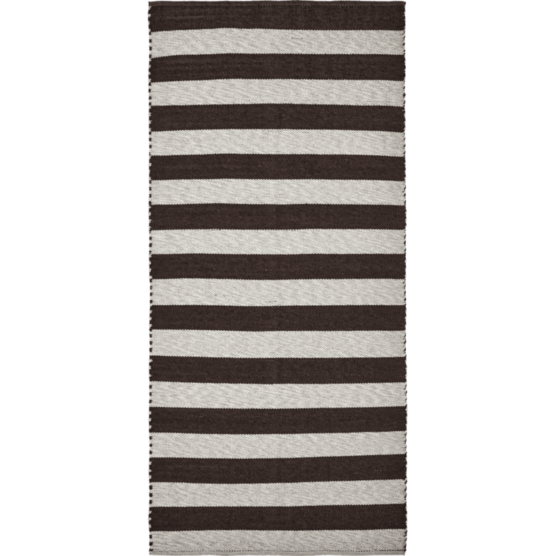 House Doctor-collectie Vloerkleed Alfo Bruin Naturel 200x90 cm
