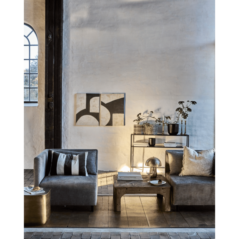 House Doctor-collectie Wandkunst Hape Zwart Gebroken Wit