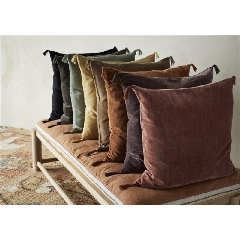 Madam Stoltz-collectie  Handgeweven jute vloerkleed Naturel, blauw, oranje wit, bruin