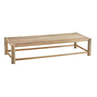 Madam Stoltz Wooden bench Natural