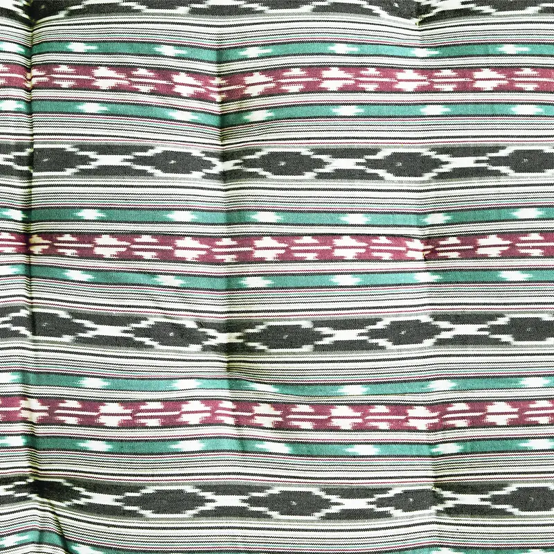 Madam Stoltz-collectie Madam Stoltz Ikat woven cotton mattress Off white, anthracite, pool green, old rose Off white, anthracite, pool green, old rose