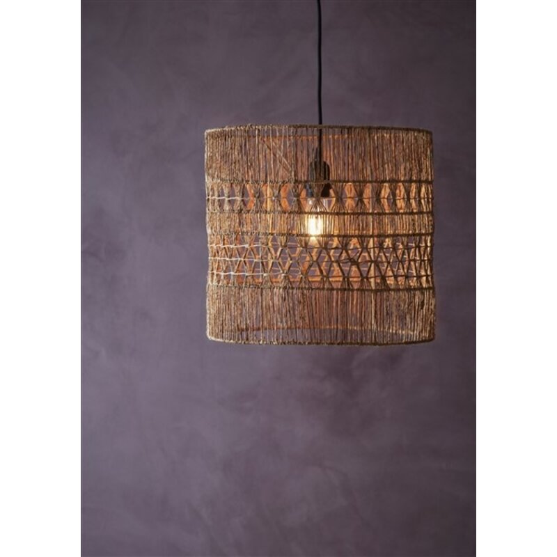 Madam Stoltz-collectie Madam Stoltz Jute ceiling lamp Natural Natural
