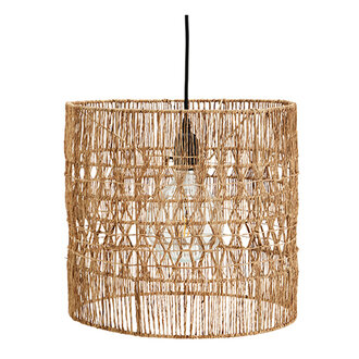 Madam Stoltz Jute ceiling lamp Natural