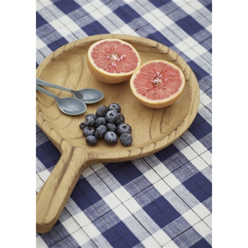 Madam Stoltz-collectie Madam Stoltz Checked table cloth Blue, off white, charcoal Blue, off white, charcoal