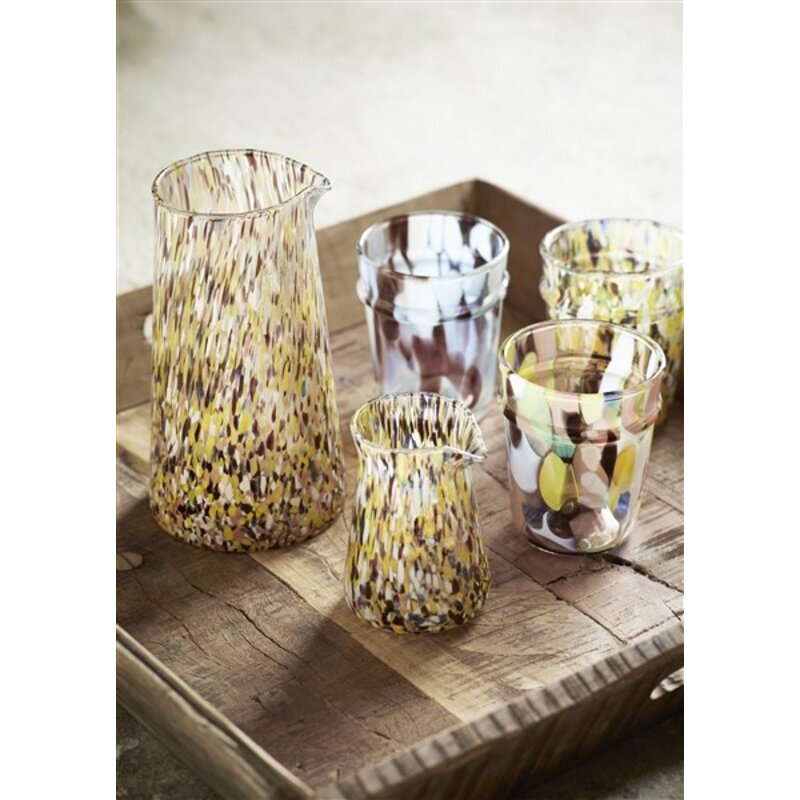 Madam Stoltz-collectie Madam Stoltz Recycled wooden tray Natural Natural