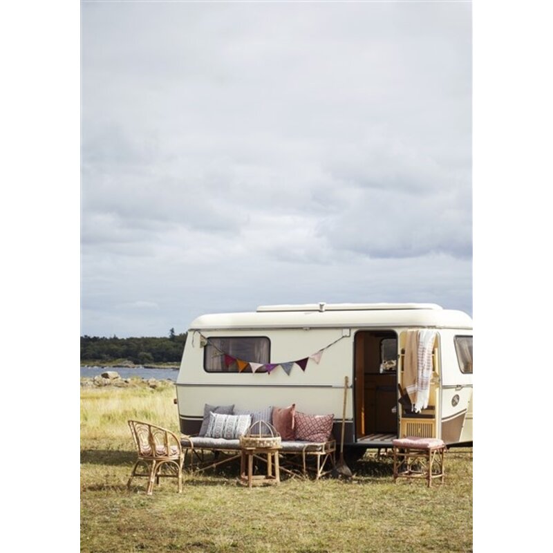 Madam Stoltz-collectie Madam Stoltz Bamboo food covers Black, natural Black, natural