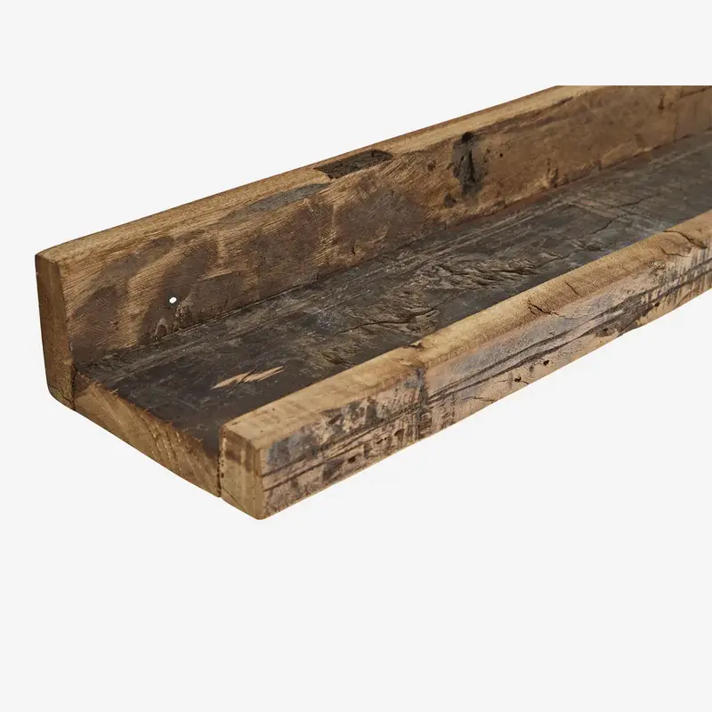 Madam Stoltz-collectie Madam Stoltz Recycled wooden shelf Natural Natural
