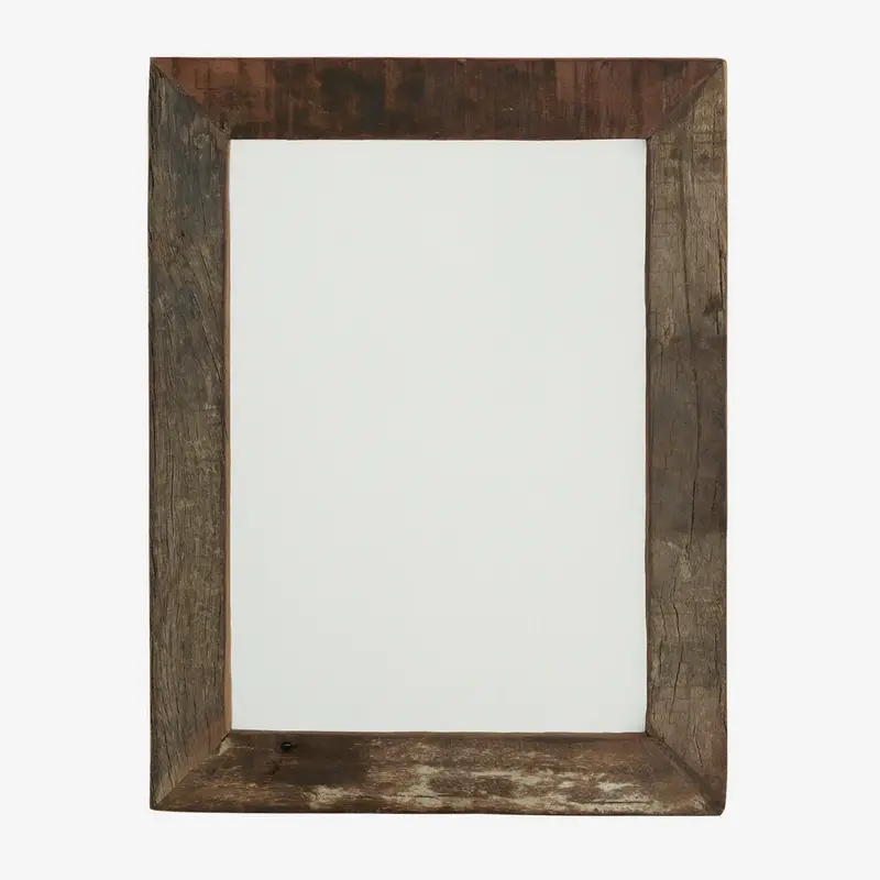Madam Stoltz-collectie Madam Stoltz Recycled wooden photo frame Natural Natural