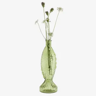 Madam Stoltz Fish glass vase Green Madam Stoltz Fish glass vase Green