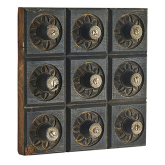 Madam Stoltz Recycled wooden print block