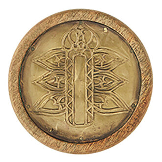 Madam Stoltz Re-used brass coaster