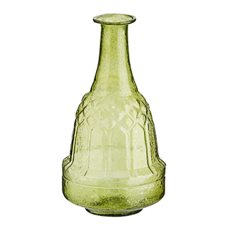 Madam Stoltz-collectie Madam Stoltz Recycled glass vase Lime green Lime green