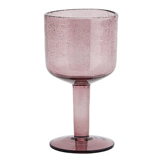 Madam Stoltz Coloured wine glass Purple