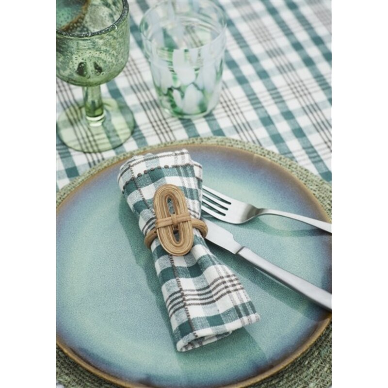 Madam Stoltz-collectie Madam Stoltz Coloured wine glass Green Green