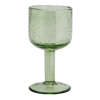 Madam Stoltz Coloured wine glass Green