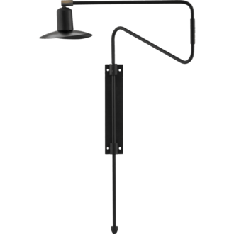 House Doctor Wandlamp Swing Zwart