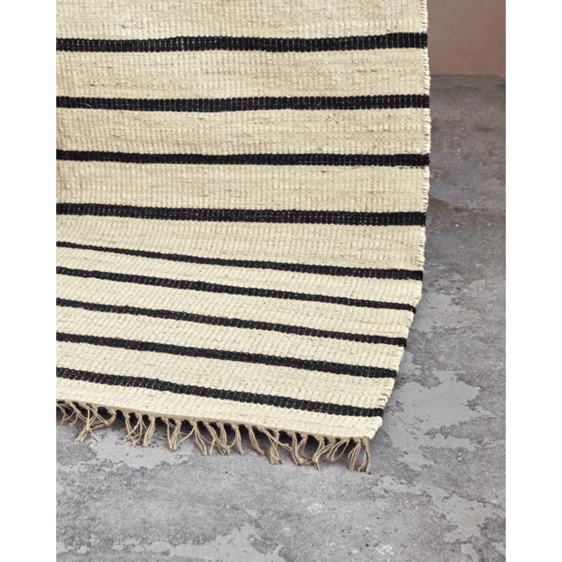 House Doctor-collectie Rug Sima Black Natural