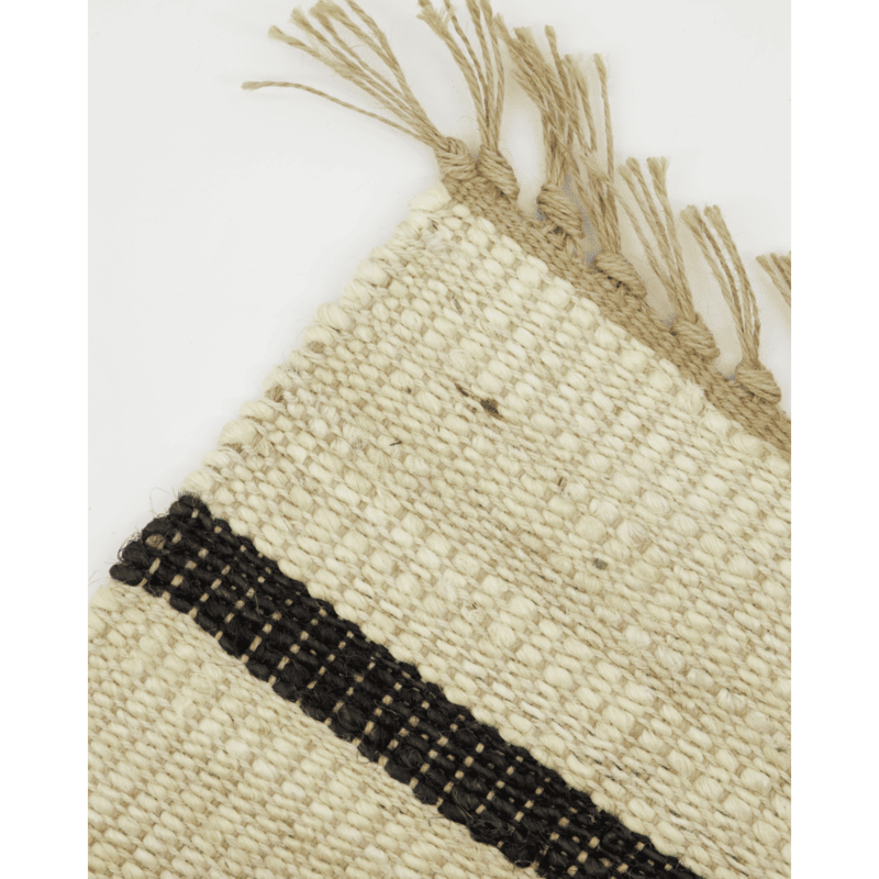 House Doctor-collectie Rug Sima Black Natural
