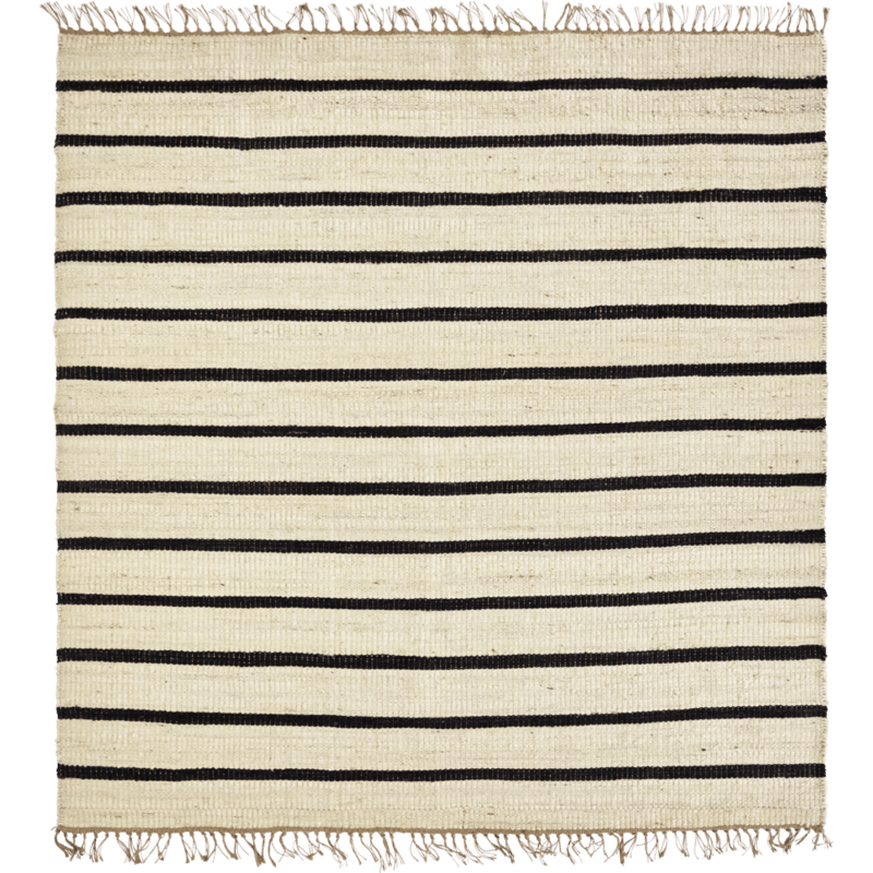 House Doctor-collectie Rug Sima Black Natural