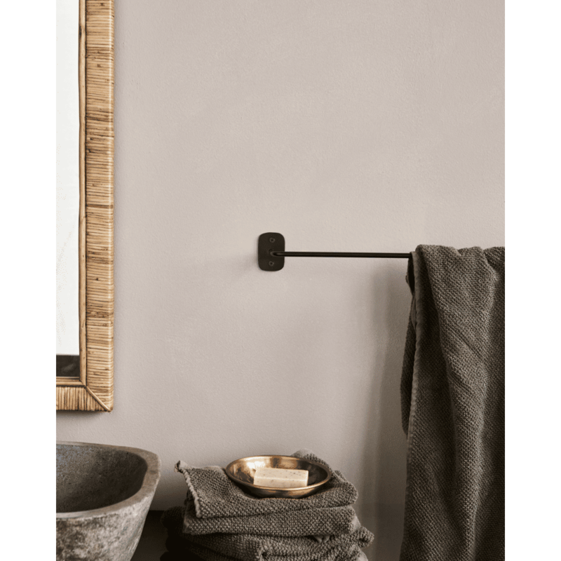 House Doctor-collectie Towel rail Pati Black