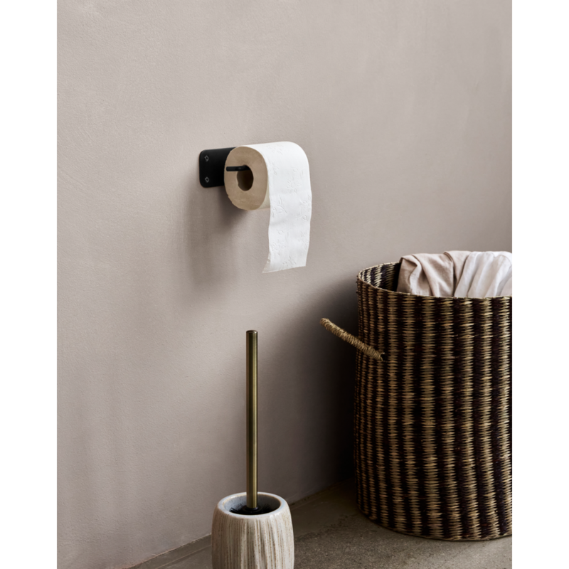House Doctor-collectie Toilet paper holder Pati Black