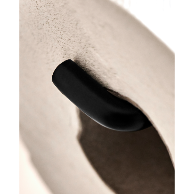 House Doctor-collectie Toilet paper holder Pati Black