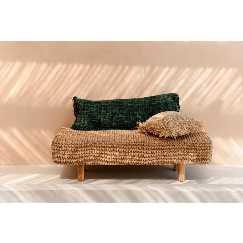 Bazar Bizar Oh My Gee Kussenhoes - Donkergroen - 35x100