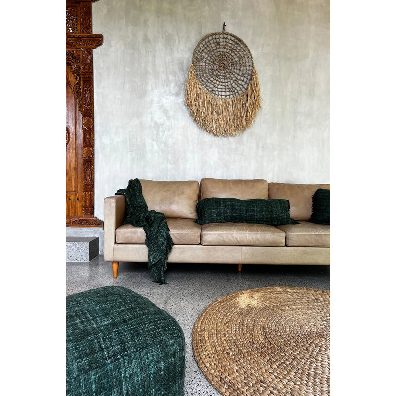 Bazar Bizar Oh My Gee Kussenhoes - Donkergroen - 35x100